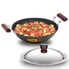 HAWKINS FUTURA DEEP-FRY PAN/KADHAI 2.5 LTR, HARD ANODISED INDUCTION WITH SS LID
