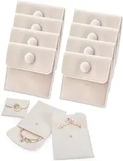[SZHENGSHAN] 8Pcs Velvet Jewelry Pouches with Snap Button,Velvet Jewelry Pouch Jewelry Gift Bags with Snap Button,Jewelry Pouch Bags Velvet Jewelry Bags with Snap Button,Velvet Jewelry Storage Bags Gift Bag,8x10cm