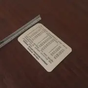 Charles Eames chair, 1959-1960, Restoration Patina Paper Label
