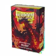 Dragon Shield Japanese Sleeves, Box of 60 (Ruby Matte)