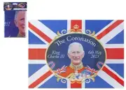 King Charles III Coronation Royal Street Party Union Jack Banner Flag 85x60cm