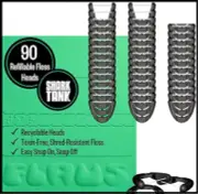 FLAUS Electric Flosser Refills 90ct Dental Floss Head Refills - Refillable Floss