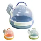 1Pc Hamster Takeaway Cage Plastic Travel Small Rabbit Outdoor Pet Carrier