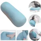Round Bolster Pillow Case Pregnancy Neck Body Support cylindrical pillow E7A3