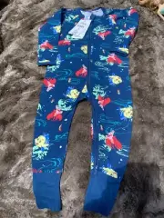 Bonds X Disney Little Mermaid Sebastian Zippy Wondersuit Sz 2 Bnwt (j17)