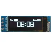 I2C 0.91"128x32 White OLED LCD Display Module 3.3v 5v FOR AVR STM32 Arduino Rasp