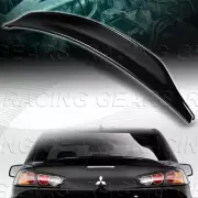 PAINTED BLACK ABS REAR TRUCK DUCK LID SPOILER FIT 08-17 MITSUBISHI LANCER EVO 10 (for: Mitsubishi)