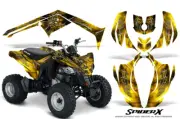 CAN-AM DS250 GRAPHICS KIT DECALS STICKERS CREATORX SPIDERX YELLOW
