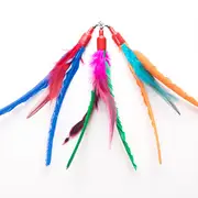 Go Cat Da Bird Natural Turkey Feather Refill Cat Toy