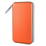 CD Case Holder, 80 Capacity CD/DVD Case Holders Wallet Hard Plastic CD DVD Di...