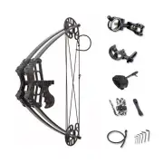 50LBS Magnesium Alloy Triangle Compound Bow Hunting Left or Right Handed