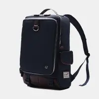 在飛比找樂天市場購物網優惠-韓國代購 高品質 簡約男性公事14.15吋筆電雙背包 經典包