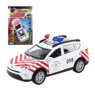 【888ezgo】1:32 合金SUV休旅台灣國道警車模型（聲光迴力車門可開）（ST）