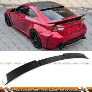 FOR 2015-24 LEXUS RC300 RC350 RC F V STYLE CARBON FIBER REAR WINDOW ROOF SPOILER (for: Lexus)