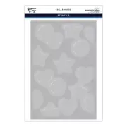 Spellbinders Stencils By Simon Hurley-Layered Party Balloons, Birthday Bash,1Pk