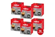 Lavazza A Modo Mio Qualita Rossa Coffee Capsules Pack of 96 Pods Intensity 10