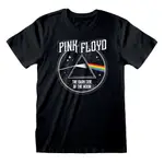 黑色 PINK FLOYD DARK SIDE OF THE MOON 復古 T 恤棉 T 恤