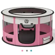 Dog Playpen Puppy Play Pen Indoors Pet Crate Small Dog Cage Portable Foldable...