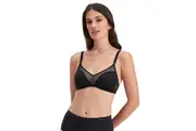 5 x Berlei Womens Post Surgery Mesh Black Bra