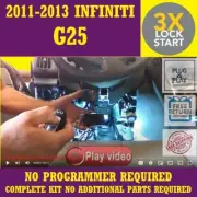 3x Lock Plug & Play Remote Start Fits 2013 INFINITI G25
