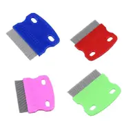 1X Pet Hair Flea Shedding Cleaning Brush Grooming Comb Cat Dog Stainless Trimmer