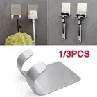 1/3x Razor Holder Shaver Shelf Wall Self Adhesive Razor Rack Bathroom Hooks