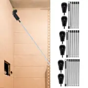 Gutter Cleaning Brush Removing Leaves and Debris Extendable Roofing Tool