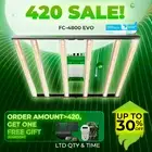 Upgraded Mars Hydro FC 4800 LED Grow Light Full Spectrum Bloom For Grow Tent Kit