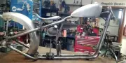 XL/Sportster/Buell Bobber Frame Kit w Tanks, Seat Kit, Fender, Battery Tray