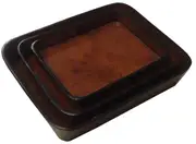 Leatherkart Leather Tray - Set of 3 Trays - Tan