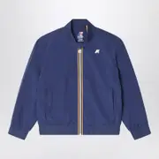 [K-Way] Aorelian Blue Nylon Jacket 14 Y Blue