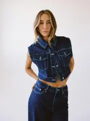 Signature Mona Denim Vest