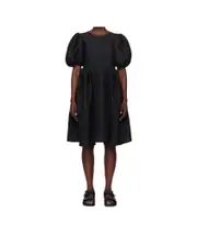Black Fonda Midi Dress UK12 black