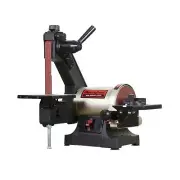 Bucktool 1x30 Inch Bench Belt Sander with 5 Inch Disc with Wrench Storage and...