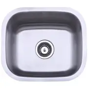 Kingston Brass KU14167 17.93" Undermount Single Basin Stainless - Nickel