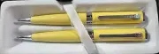 CROSS Sage Pen & 0.7mm Pencil YELLOW with Chrome Very Rare NEW in Box