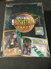 1992-93 Fleer Basketball Card Wax Pack Box Series 1 One Michael Jordan NBA