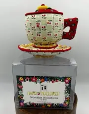 MARY ENGELBREIT Vintage Teacup Pincushion Collectible by Dritz New in Box
