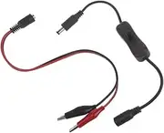 5.5x2.1mm Female to Male Cable with Switcher Extension Wires Compatible for LED Lights, Cameras, Fans