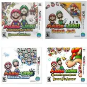 Mario & Luigi: Bowser's Story+Superstar Saga+Paper Jam+Dream Team 3DS Big Bundle