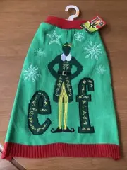 Buddy the Elf Holiday Dog Sweater - New with Tags Medium