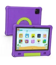 Kids Tablet with Case, 10 Inch Android 12 Tablet for Kids, Purple