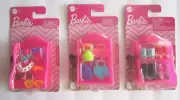 NEW Barbie Doll Fashion Accessories Handbags, Shoes, Headbands Storage Shelf Lot