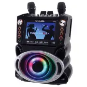Karaoke USA GF946 GF946 DVD/CD+G/MP3+G Bluetooth 35-Watt Karaoke System with 7-I