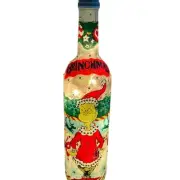 Designer Grinch Merry Grinchmas Bottle Lights Beautiful Handmade Unique Gift