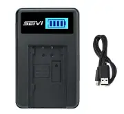Battery Charger For Panasonic HC-V100, HC-V500, HC-V700, HC-V800 Camcorder