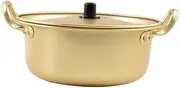 iplusmile Creative Aluminum Cooking Pot Multi Function Instant Noodle Pot Ergonomic Design for Easy Use for Home Kitchen for Delicious Noodles Food Easy to Clean