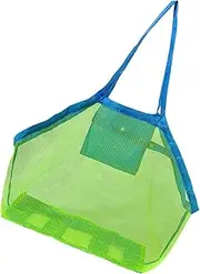 1pc Mesh Tote Bags Mesh Tote Beach Bag Net Beach Bag Beach Play Mat Storage Bag Large Mesh Beach Bag Beach Storage Bag Tote Large Capacity Pouch Storage Bag Green TOYANDONA