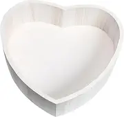 LALAFINA 1Pc Heart Shaped Wooden Posing Basket for Newborn Photography Lightweight Compact Photo Prop for Photographers for Newborn Photoshoots