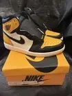Nike Air Jordan 1 Retro High OG Taxi Yellow Toe Shoes 555088-711 Men’s Size 10.5
